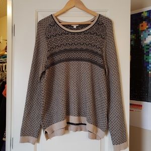 Patterned sweater